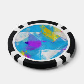 Farbstruktur Pokerchips (Einzeln)