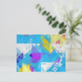 Farbstruktur Postkarte (Stehend Vorderseite)