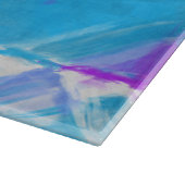 Farbstruktur Schneidebrett (Ecke)