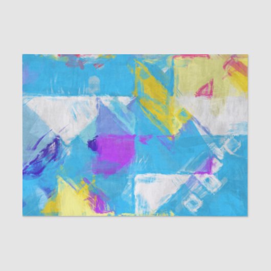 Farbstruktur Seidenpapier (Vorderseite)