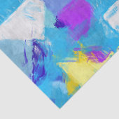 Farbstruktur Seidenpapier (Ausschnitt)