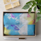 Farbstruktur Seidenpapier (Geschenk)