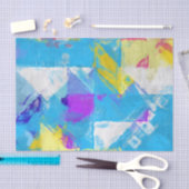 Farbstruktur Seidenpapier (Handwerk)