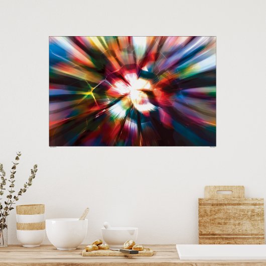 Farbstudie 01 poster (Küche)