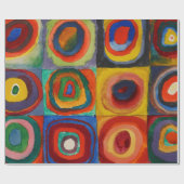 Farbstudie, 1913 von Wassily Kandinsky Geschenkpapier (Flach)