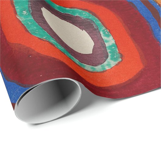 Farbstudie, 1913 von Wassily Kandinsky Geschenkpapier (Rolleneckpunkt)