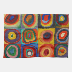 Farbstudie, 1913 von Wassily Kandinsky Geschirrtuch