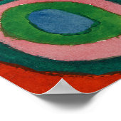 Farbstudie, 1913 von Wassily Kandinsky Poster (Ecke)