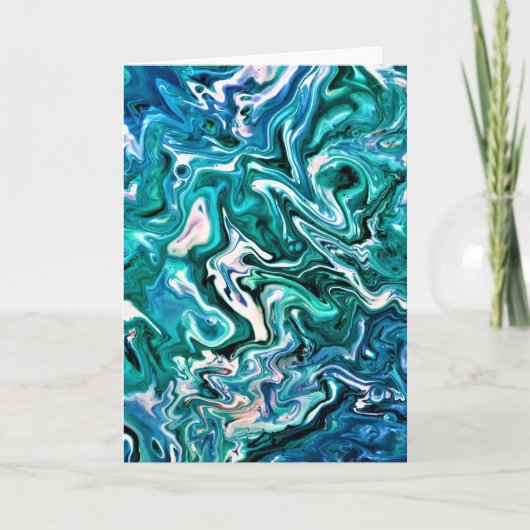 Farbstudie Abstract 119, Karte (Vorderseite)