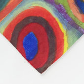 Farbstudie durch Wassily Kandinsky Fleecedecke (Ecke)