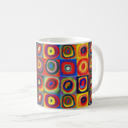 Farbstudie durch Wassily Kandinsky Kaffeetasse (VorderseiteRechts)