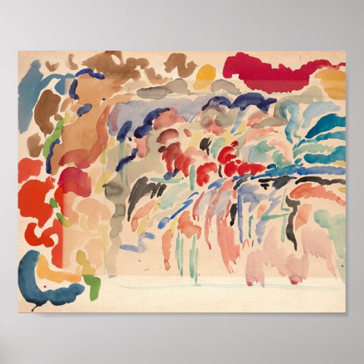 Farbstudie | Rik Wouters Poster (Vorne)