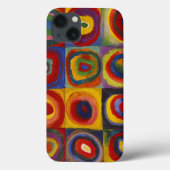 Farbstudie über Quadrat-Kreise von Kandinsky Case-Mate iPhone Hülle (Rückseite)
