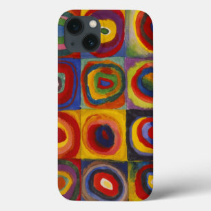 Farbstudie über Quadrat-Kreise von Kandinsky Case-Mate iPhone Hülle
