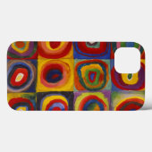 Farbstudie über Quadrat-Kreise von Kandinsky Case-Mate iPhone Hülle (Rückseite (Horizontal))