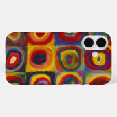 Farbstudie über Quadrat-Kreise von Kandinsky Case-Mate iPhone Hülle (Rückseite (Horizontal))