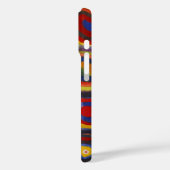 Farbstudie über Quadrat-Kreise von Kandinsky Case-Mate iPhone Hülle (Rückseite / Links)