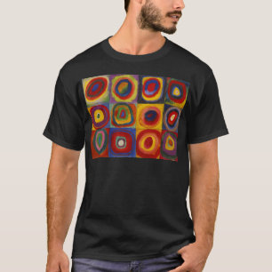 Farbstudie über Quadrat-Kreise von Kandinsky T-Shirt
