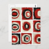 Farbstudie über Schneeweiß Postkarte (Vorne/Hinten)