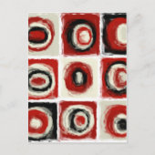 Farbstudie über Schneeweiß Postkarte (Vorderseite)