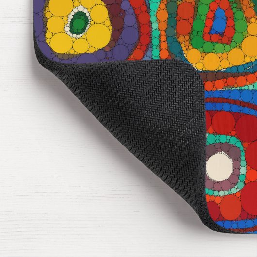 Farbstudie, Unendlichkeitspunkte von Wassily Kandi Mousepad (Ecke)