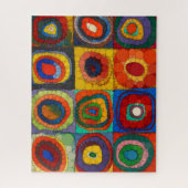 Farbstudie, Unendlichkeitspunkte von Wassily Kandi Puzzle (Vertikal)