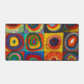 Farbstudie, Unendlichkeitspunkte von Wassily Kandi Schreibtischunterlage (Vorderseite)