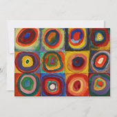 Farbstudie von Wassily Kandinsky Dankeskarte (Vorderseite)