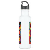 Farbstudie von Wassily Kandinsky Edelstahlflasche (Rückseite)