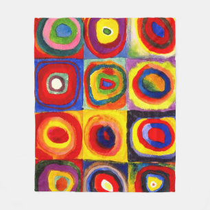 Farbstudie von Wassily Kandinsky Fleecedecke