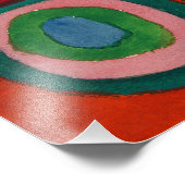 Farbstudie von Wassily Kandinsky Fotodruck (Ecke)