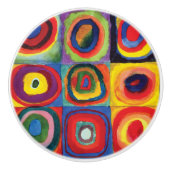 Farbstudie von Wassily Kandinsky Keramikknauf (Vorderseite)