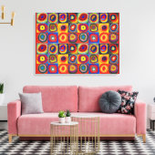 Farbstudie von Wassily Kandinsky Leinwanddruck (Insitu (Wohnzimmer))
