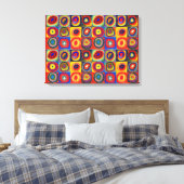 Farbstudie von Wassily Kandinsky Leinwanddruck (Insitu (Schlafzimmer))
