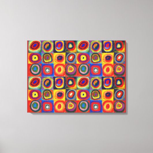 Farbstudie von Wassily Kandinsky Leinwanddruck (Vorderseite)