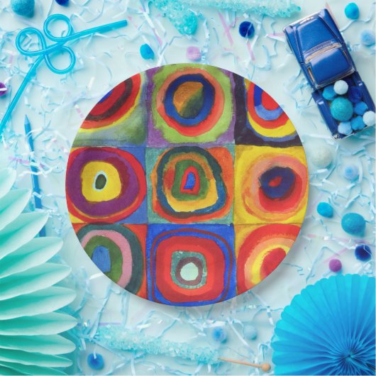 Farbstudie von Wassily Kandinsky Pappteller (Party)