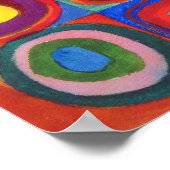 Farbstudie von Wassily Kandinsky Poster (Ecke)