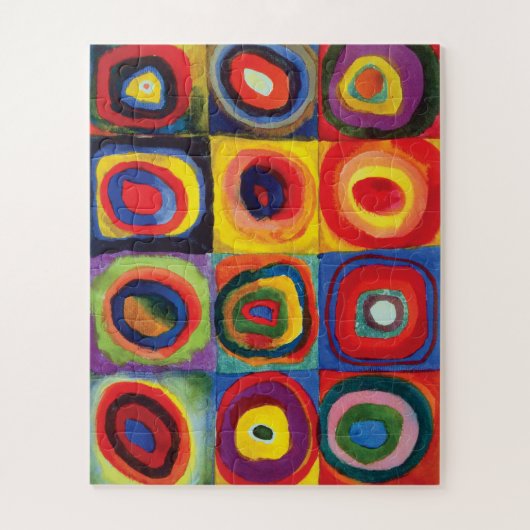 Farbstudie von Wassily Kandinsky Puzzle (Vertikal)