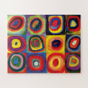 Farbstudie von Wassily Kandinsky Puzzle