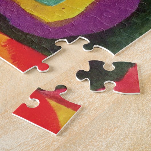 Farbstudie von Wassily Kandinsky Puzzle (Seite)