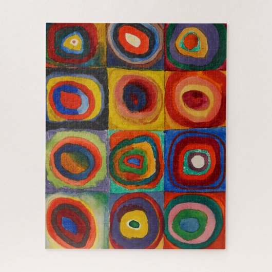 Farbstudie von Wassily Kandinsky Puzzle (Vertikal)