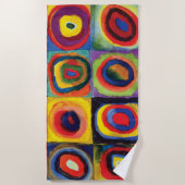 Farbstudie von Wassily Kandinsky Strandtuch (Vorderseite)