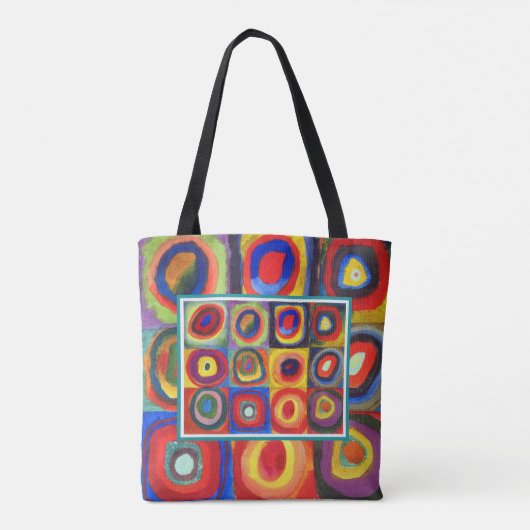 Farbstudie von Wassily Kandinsky Tasche (Rückseite)