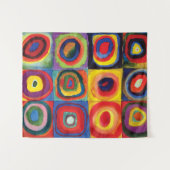 Farbstudie von Wassily Kandinsky Wandteppich (Vorderseite (Horizontal))