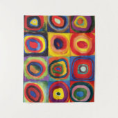 Farbstudie von Wassily Kandinsky Wandteppich (Vorderseite)