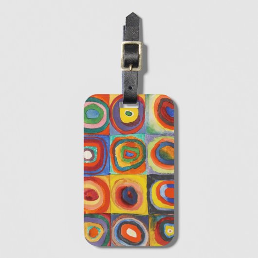 Farbstudie | Wassily Kandinsky Gepäckanhänger (Vorderseite Vertikal)