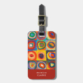 Farbstudie | Wassily Kandinsky Gepäckanhänger (Vorderseite vertikal)