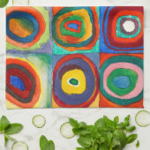 Farbstudie | Wassily Kandinsky Geschirrtuch (Gefaltet)