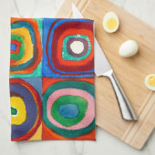 Farbstudie | Wassily Kandinsky Geschirrtuch (Viertel Falte)