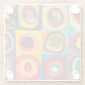 Farbstudie | Wassily Kandinsky Glasuntersetzer (Rückseite)